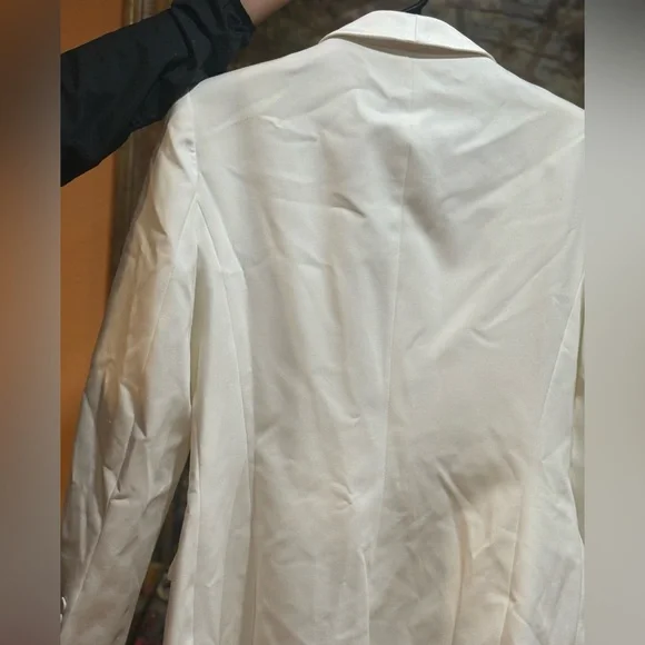 Zara Women's Cream Blazer Jacket - Picture 2 of 6